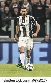 Turin, Italy, 2 November 2016. UEFA Champions League, Juventus Vs Lyon 1-1.
Andrea Barzagli, Juventus