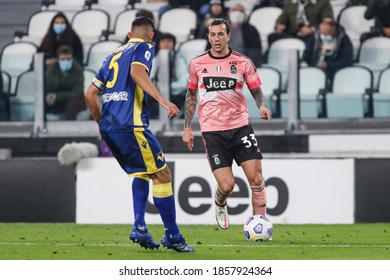 Turin, Italy. 25 October 2020. Italian Serie A Football Championship. Juventus VS Verona 1-1. Federico Bernardeschi, Juventus.