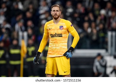 Turin, Italy. 26 November 2019. UEFA Champions League, Juventus Vs Atletico Madrid 1-0. Jan Oblak, Goalkeeper Atletico Madrid.