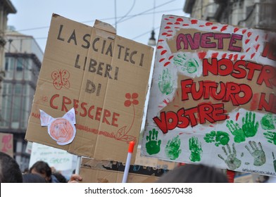 TURIN, ITALY - CIRCA SEPTEMBER 2019: Fridays for Future rally - Shutterstock ID 1660570438
