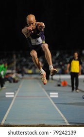 TURIN, ITALY - JUNE 10: Halevi Yochai (ISR) Performs Triple Jump During The 2011 Memorial Primo Nebiolo Track And Field Athletics International Meeting, On June 10, 2011 In Turin, Italy.