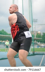 TURIN, ITALY - JUNE 10: Zagorniy Aleksey (RUS)  Performs Hammer Throw During The 2011 Memorial Primo Nebiolo Track And Field Athletics International Meeting, On June 10, 2011 In Turin, Italy.