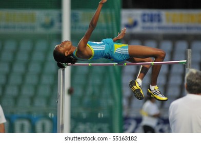 TURIN, ITALY - JUNE 12: Spencer Lavern Of Saint Lucia Perform High Jump During The 2010 Memorial Primo Nebiolo Track And Field Athletics International Meeting, On June 12, 2010 In Turin, Italy.