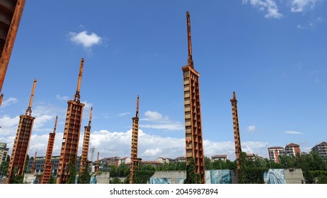 Turin, Italy - June 22, 2021: A Daytime View Of The Parco Dora. The Public Industrial Park Immediately Outside The Center Of Turin.