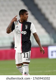 Turin, Italy, June 26 2020 11 Douglas Costa De Souza (juventus) During Juventus Vs Lecce Italian Serie A Soccer Match