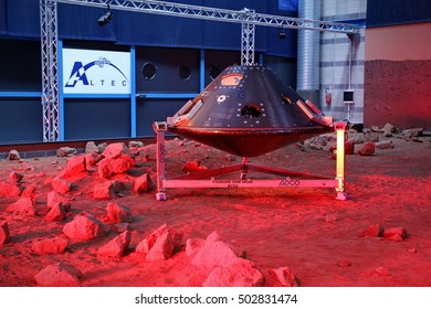 Turin, Italy - March 14, 2016: Demonstration By The ESA ExoMars Rover Vehicle 