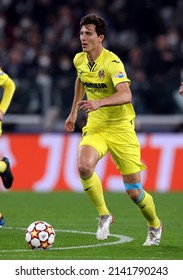 TURIN, ITALY - MARCH 16, 2022: 
Pau Torres In Action
During The UEFA Champions League 2021-2022 JUVENTUS V VILLARREAL At Allianz Stadium. 