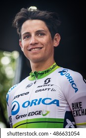 Turin, Italy May 29, 2016; Esteban Chaves, Orica Team,   On The Final Podium Of  The Tour Of Italy 2016 With Arrival In Turin.