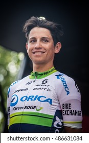 Turin, Italy May 29, 2016; Esteban Chaves, Orica Team,   On The Final Podium Of  The Tour Of Italy 2016 With Arrival In Turin.