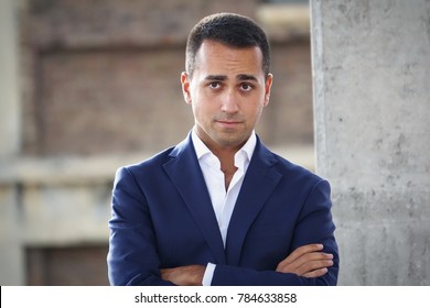 Turin, Italy - September 17, 2017: Luigi Di Maio, Political Leader Of The 5-star Movement