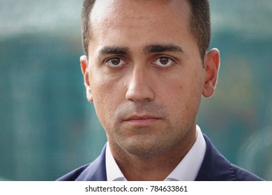 Turin, Italy - September 17, 2017: Luigi Di Maio, Political Leader Of The 5-star Movement