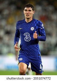 TURIN, ITALY - SEPTEMBER 29, 2021: 
Andreas Christensen Looks On 
During The UEFA Champions League 2021-2022 JUVENTUS V CHELSEA At Allianz Stadium. 