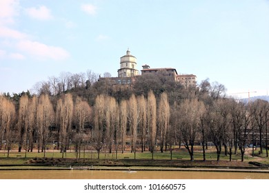 TURIN - MARCH 7: Santa Maria Al Monte Church On March 7, 2012 In Turin, Italy. The Church Is Located On The Top Of Monte Dei Cappuccini And Is Managed By The Order Of Friars Minor Capuchin.