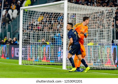 Turin - Nov 7, 2018: Alexis Sanchez 7. Juventus - Manchester United. UEFA Champions League. Matchday 4. Allianz Stadium.