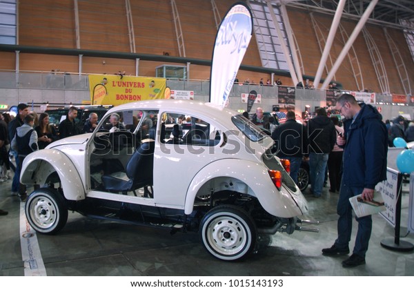 Turin, Piedmont, Italy -7-02-2014-\
AutoMotoRetro is the annual periodic fair for enthusiasts and\
collectors of vintage cars and motorcycles and retro\
mechanics