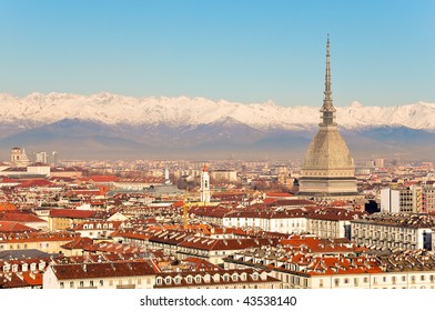 Turin, View Of Mole Antonelliana.