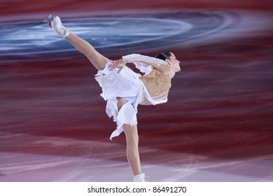 TURIN-OCTOBER  8: Valentina Marchei Of Italy Perform In The Gran Galà Of Ice Event In The Palavela, 2011 On October 8, In Turin, Italy.