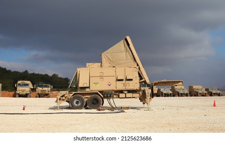 Kahramanmaraş, Turkey - 29 Ocak 2013: The American Missile Defense System Patriots Was Deployed To Turkey.