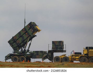 Kahramanmaraş, Turkey - 29 Ocak 2013: The American Missile Defense System Patriots Was Deployed To Turkey.