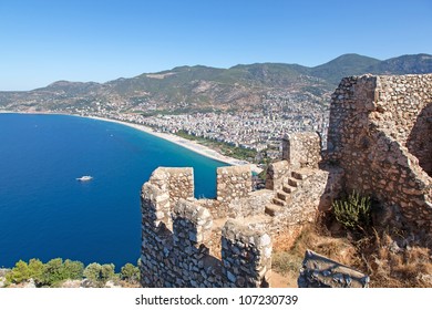 Turkey. Alanya Castle. Viewing point. Cleopatra's beach