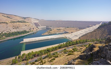 Turkey, Ataturk Dam On The Euphrates River