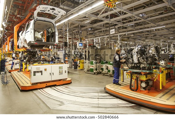 Turkey - December 17,2014 :Ford car factory.
Izmit factory.