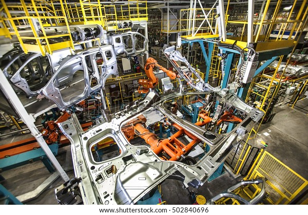 Turkey - December 17,2014 :Ford car factory.\
Izmit factory.