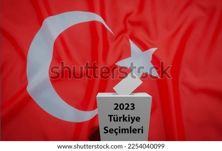 turkey elections, vote, 2023, flag 