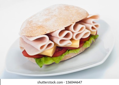 Turkey Ham Sandwich