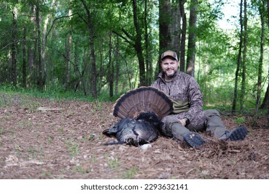 Turkey hunt on a spring morning - Shutterstock ID 2293632141
