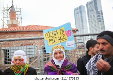 Diyarbakır, Turkey - January 20, 2012: Freedom Rally For Abdullah Öcalan Was Held By The Peace And Democracy Party (BDP).