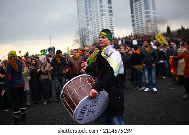 Diyarbakır, Turkey - January 20, 2012: Freedom Rally For Abdullah Öcalan Was Held By The Peace And Democracy Party (BDP).