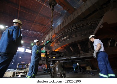 
Turkey - June 9 ,2014 :Zonguldak, Erdemir Iron And Steel Factory. Erdemir, Turkey's Largest Iron And Steel Is One Of The Plants.
