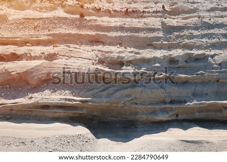 Turkey limestone oldest rocks texture close up in daytime outdoors. Foto d'archivio © 