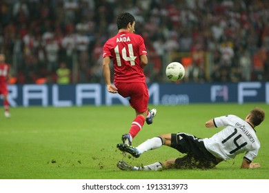 Turkey National Football Team Of Germany In The Qualifying Match 07 October 2011 Istanbul Was Defeated 3-1 In The Telecom Arena. (L) Arda Turan, Marco Reus