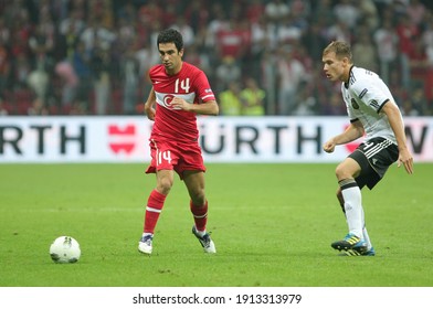 Turkey National Football Team Of Germany In The Qualifying Match 07 October 2011 Istanbul Was Defeated 3-1 In The Telecom Arena. (L) Arda Turan, Marco Reus