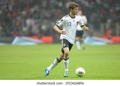 Turkey National Football Team Of Germany In The Qualifying Match 07 October 2011 Istanbul Was Defeated 3-1 In The Telecom Arena. Thomas Müller (13)