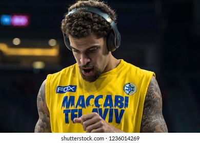 İstanbul / Turkey, November 20, 2018: Scottie Wilbekin During EuroLeague 2018-19 Round 8 Basketball Game Anadolu Efes Vs Maccabi FOX Tel Aviv Istanbul, Sinan Erdem Dome.