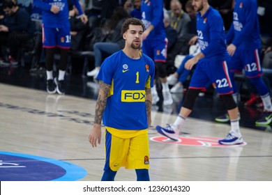 İstanbul / Turkey, November 20, 2018: Scottie Wilbekin During Pre Game Practice EuroLeague 2018-19 Round 8 Game Anadolu Efes Vs Maccabi FOX Tel Aviv, Sinan Erdem Dome.