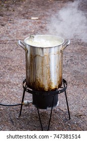 Turkey In Propane Fryer