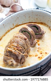 Turkey Roulade With Goat Cheese