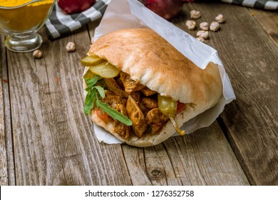 The Turkey Shawarma In Pita Bread