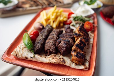 Turkish And Arabic Traditional Grill Mix Plate