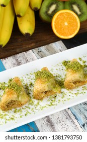 Turkish Baklava Sobiyet On Plate