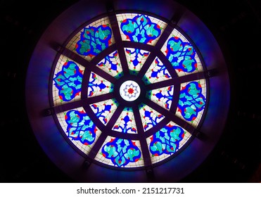 Turkish Blue Stained Glass Art - Powered by Shutterstock