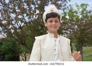 Turkish Boy Wearing Traditional Clothing During Stock Photo 2167702111 ...