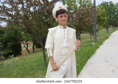 Turkish Boy Wearing Traditional Clothing During Stock Photo 2167702131 ...