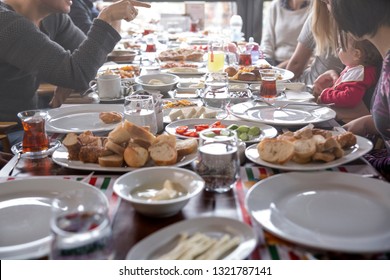 Turkish Breakfast Table Family