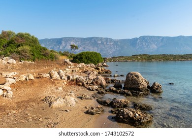 Turkish Cleopatra Island With Beautiful Scenery