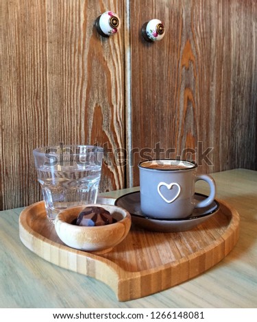 Turkish coffee presentation 